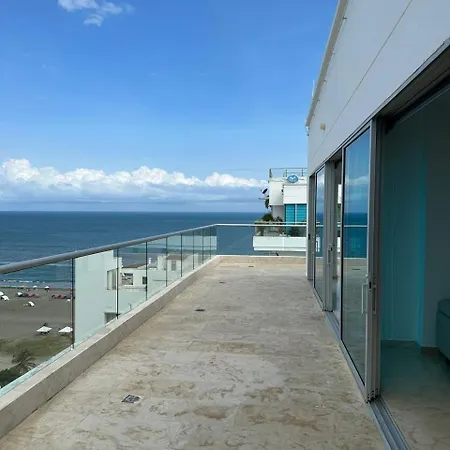 Lujoso Penthouse Duplex 403m2 Con Terraza Privada Y Vista Al Mar
