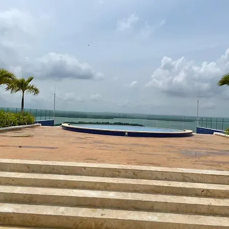 Lujoso Penthouse Duplex 403m2 Con Terraza Privada Y Vista Al Mar Apartamento Cartagena